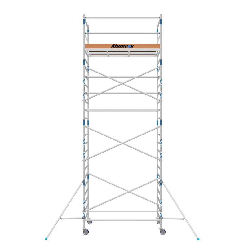 Pojazdné lešenie ALX 135 x 8,2 m biele 3