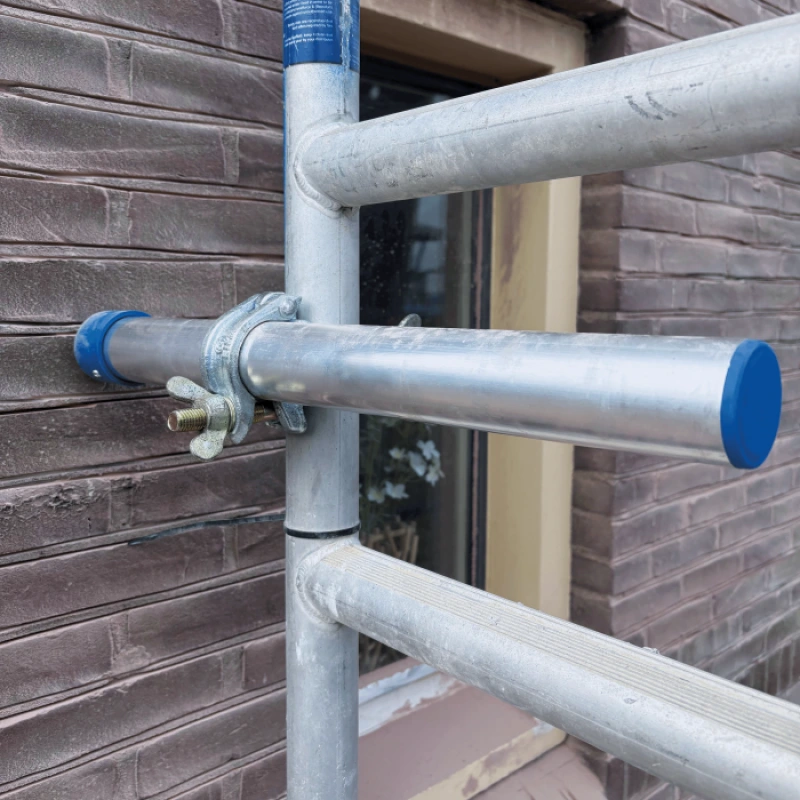 Podpera fasády pre rolovacie lešenie vrátane univerzálnej spojky (sada)